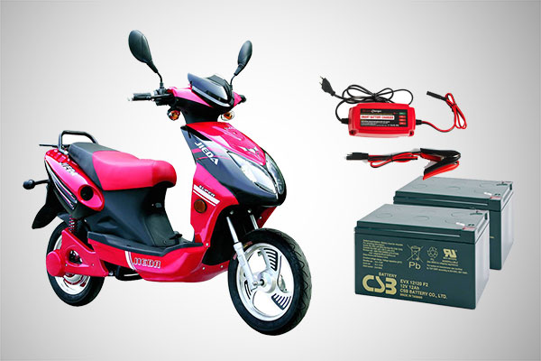 Как правильно зарядить аккумулятор скутера