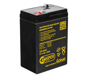 Аккумулятор Kiper GP-645 F1 (6В/4.5 А·ч)